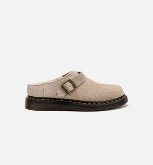 Dr Martens Shoes Isham Suede Slingback Mule Mens Lifestyle Shoe - Taupe