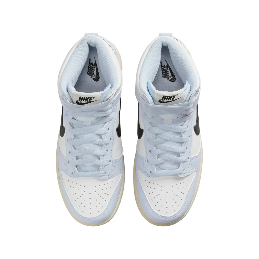 Dunk Hi GS Aluminum White Black Nike Dunk