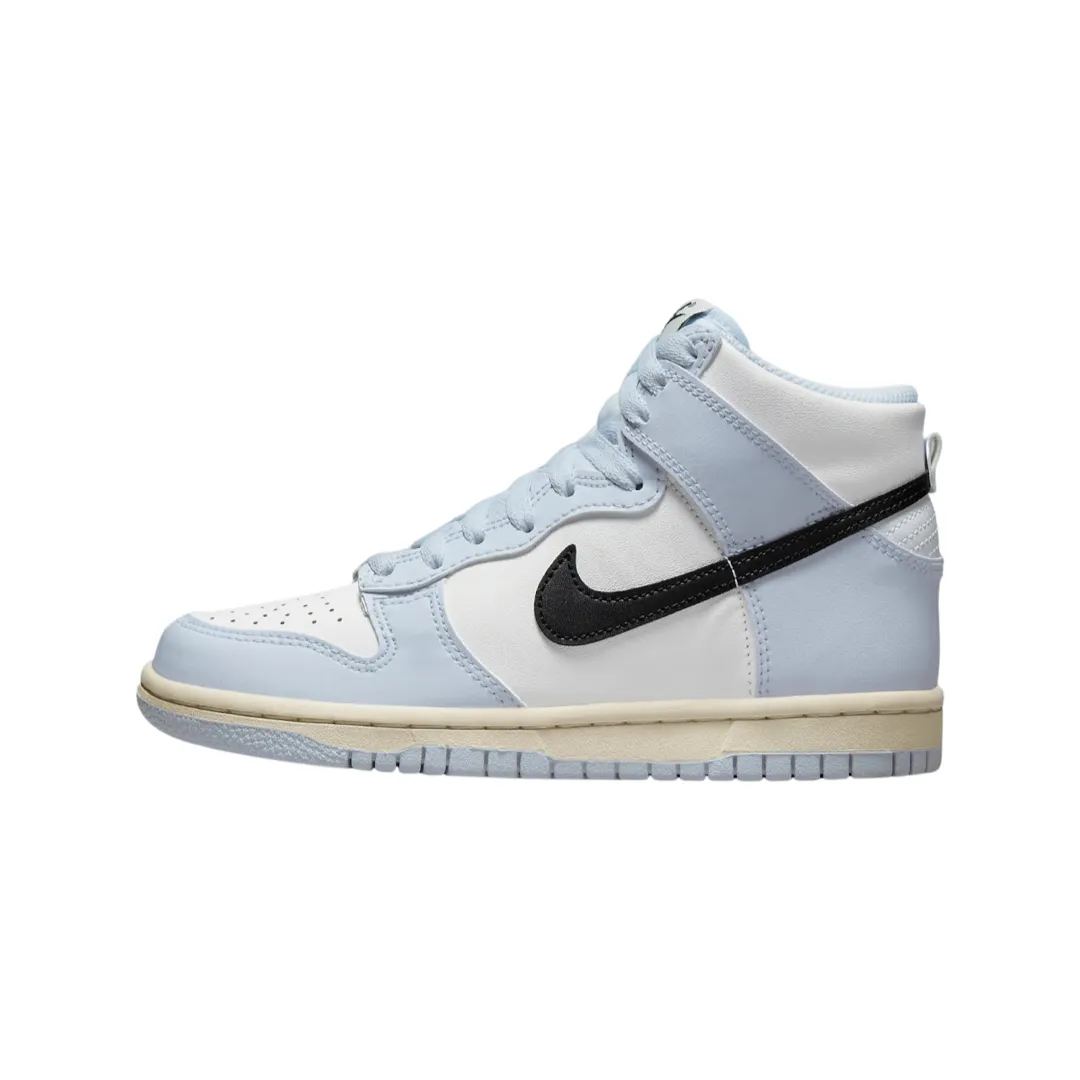 Dunk Hi GS Aluminum White Black Nike Dunk