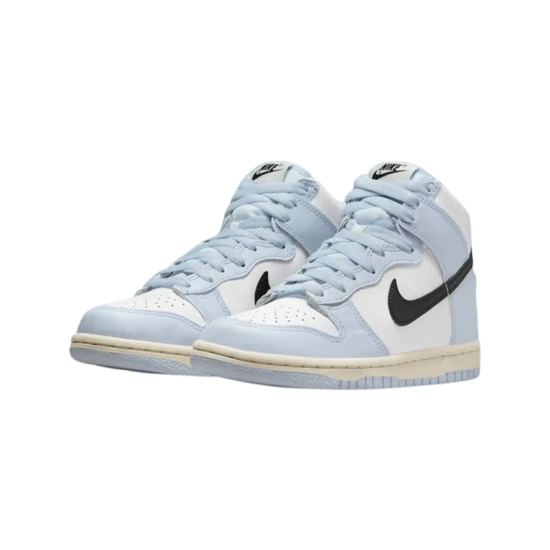 Dunk Hi GS Aluminum White Black Nike Dunk