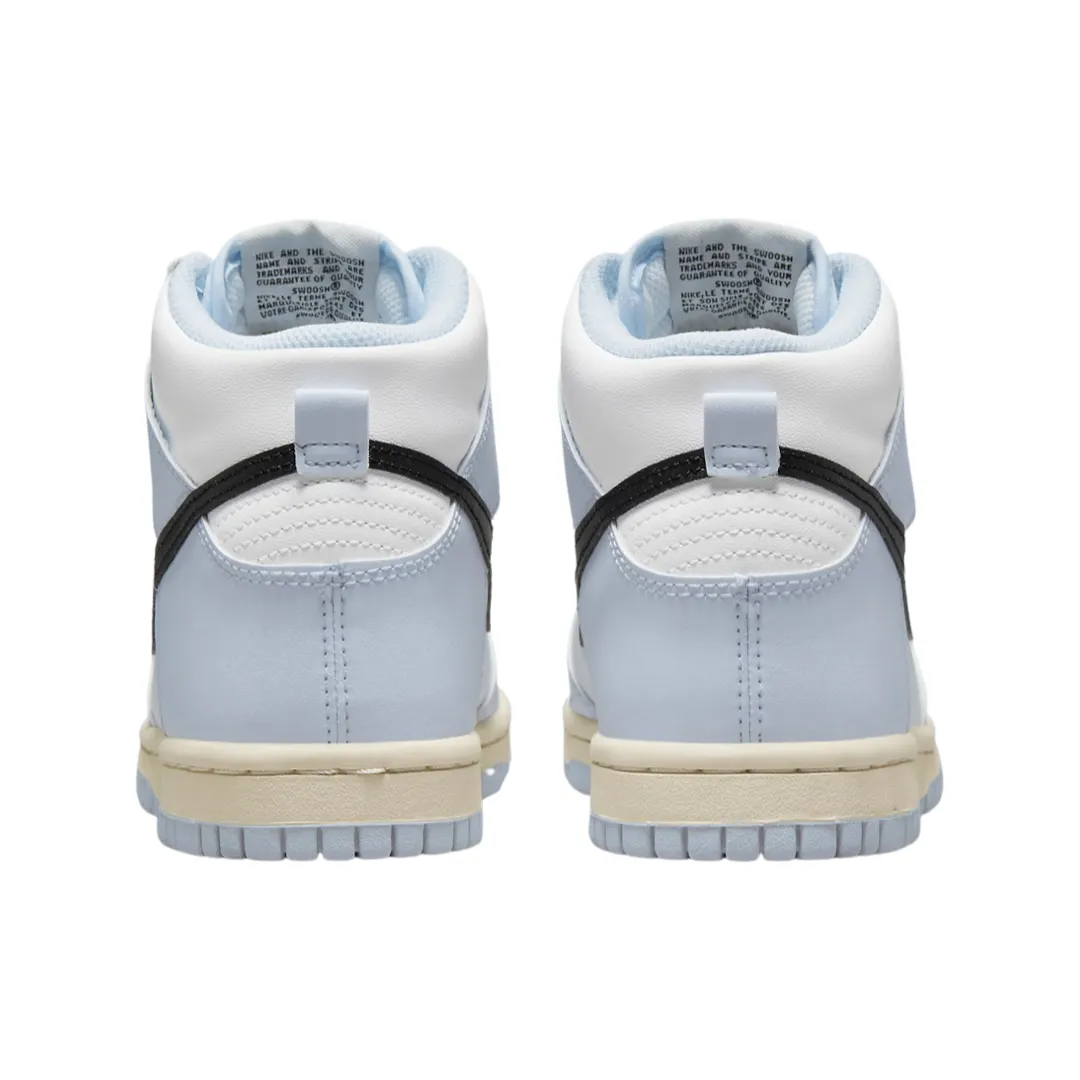 Dunk Hi GS Aluminum White Black Nike Dunk