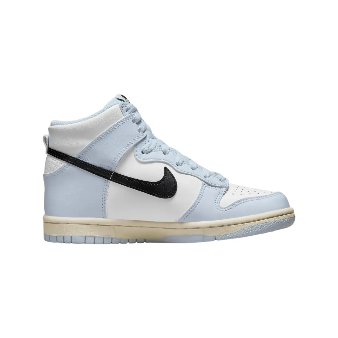 Dunk Hi GS Aluminum White Black Nike Dunk