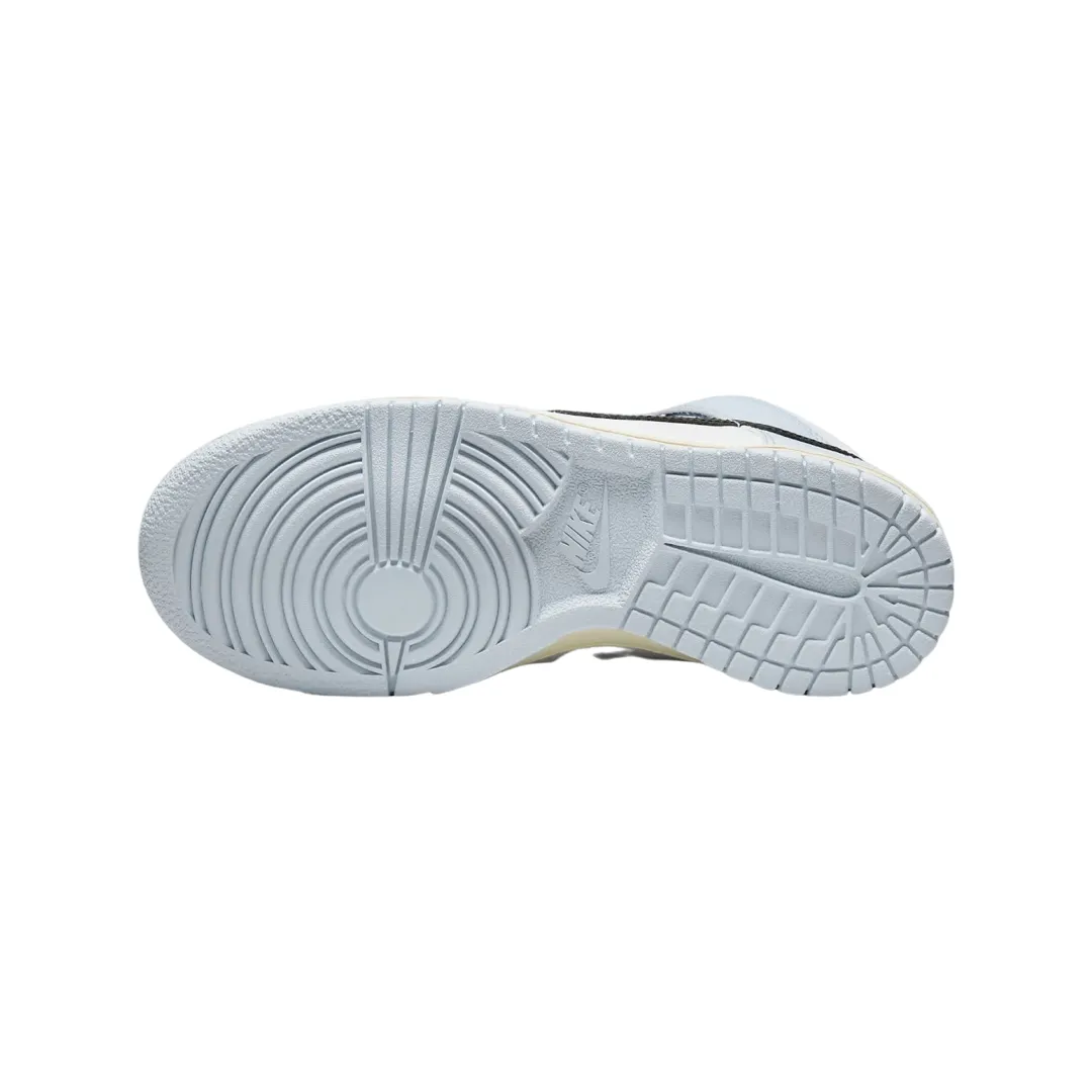 Dunk Hi GS Aluminum White Black Nike Dunk