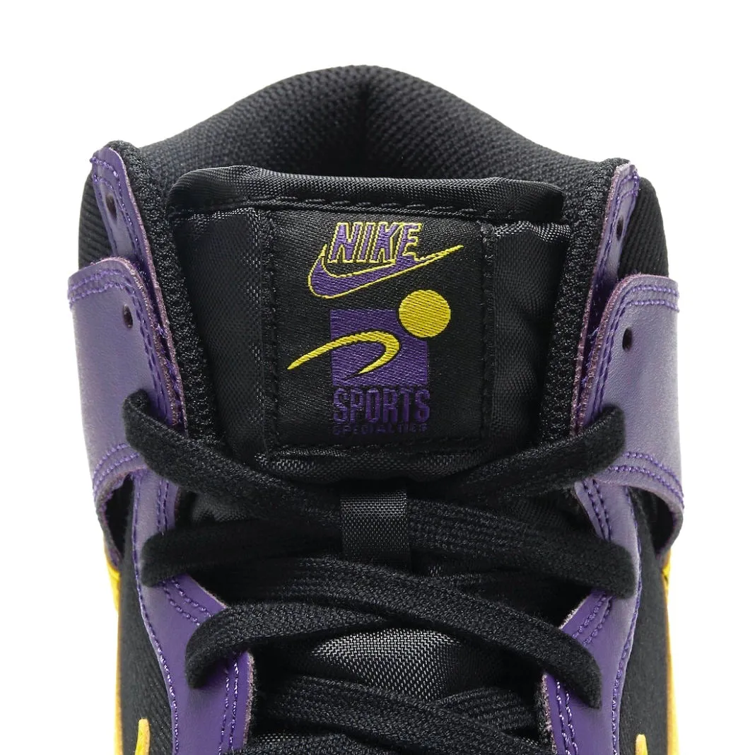 Dunk High Lakers Embroidery Lakers Nike Dunk