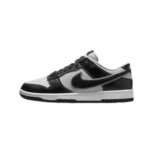 Dunk Low Chenille Swoosh Black Grey White Nike Dunk