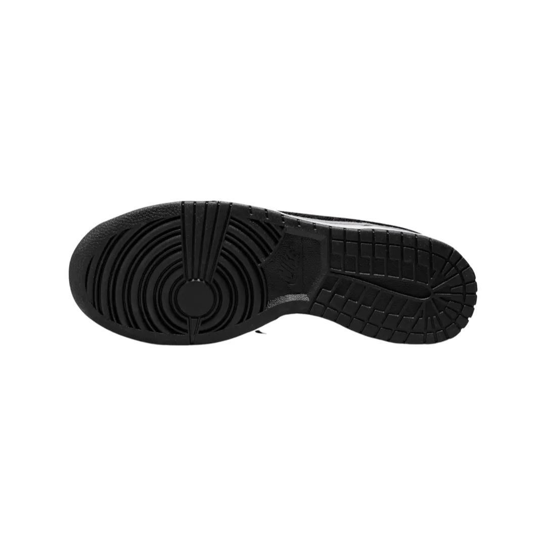 Dunk Low Chenille Swoosh Black Grey White Nike Dunk