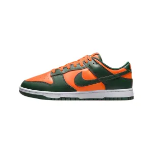 Dunk Low Retro Miami Hurricanes Team Dark Green Team Orange White Nike Dunk