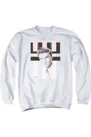 Elvis Presley Retro Adult Crewneck Sweatshirt