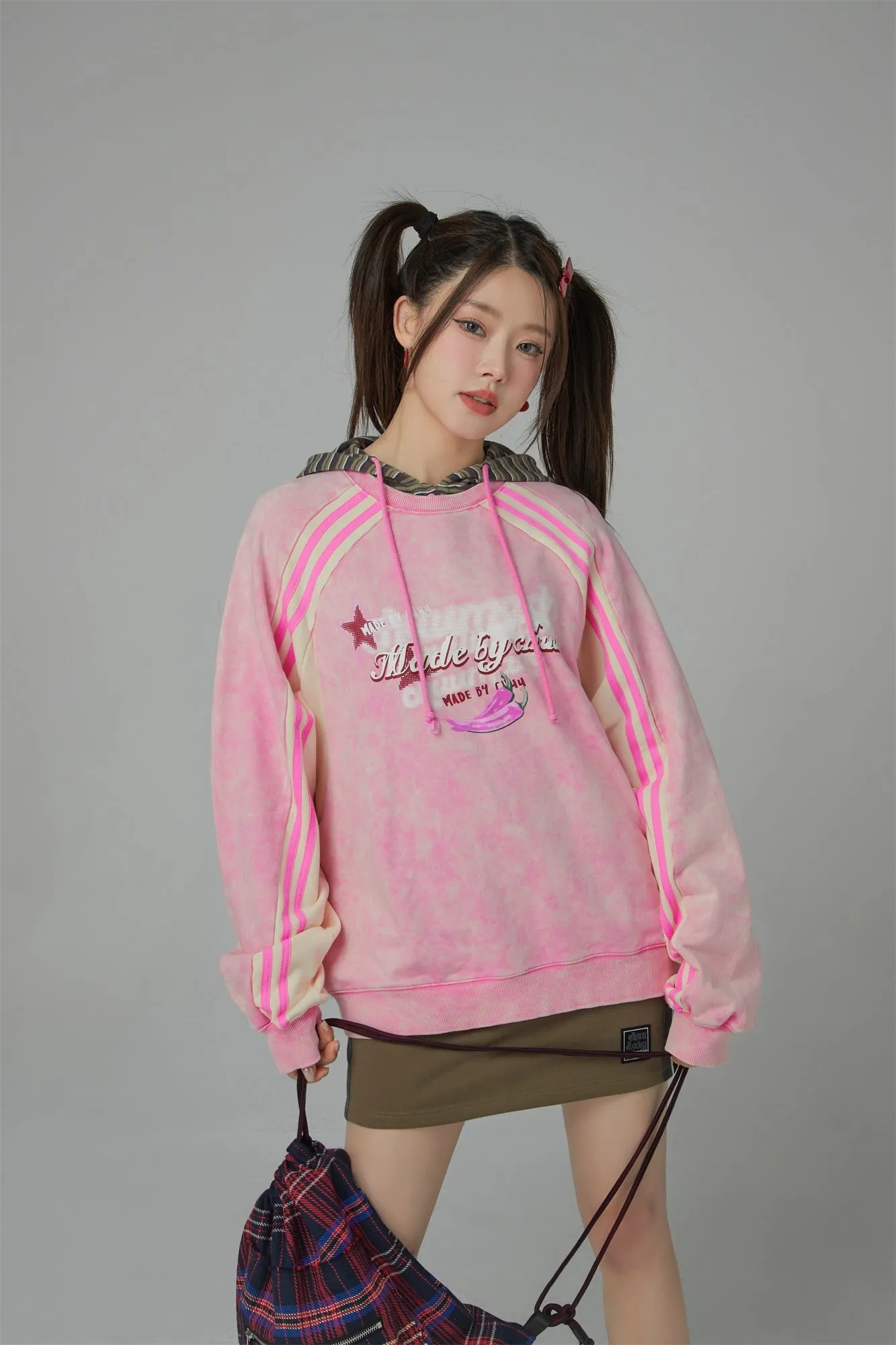 Fireworks At Night Printed Raglan Sweatshirt