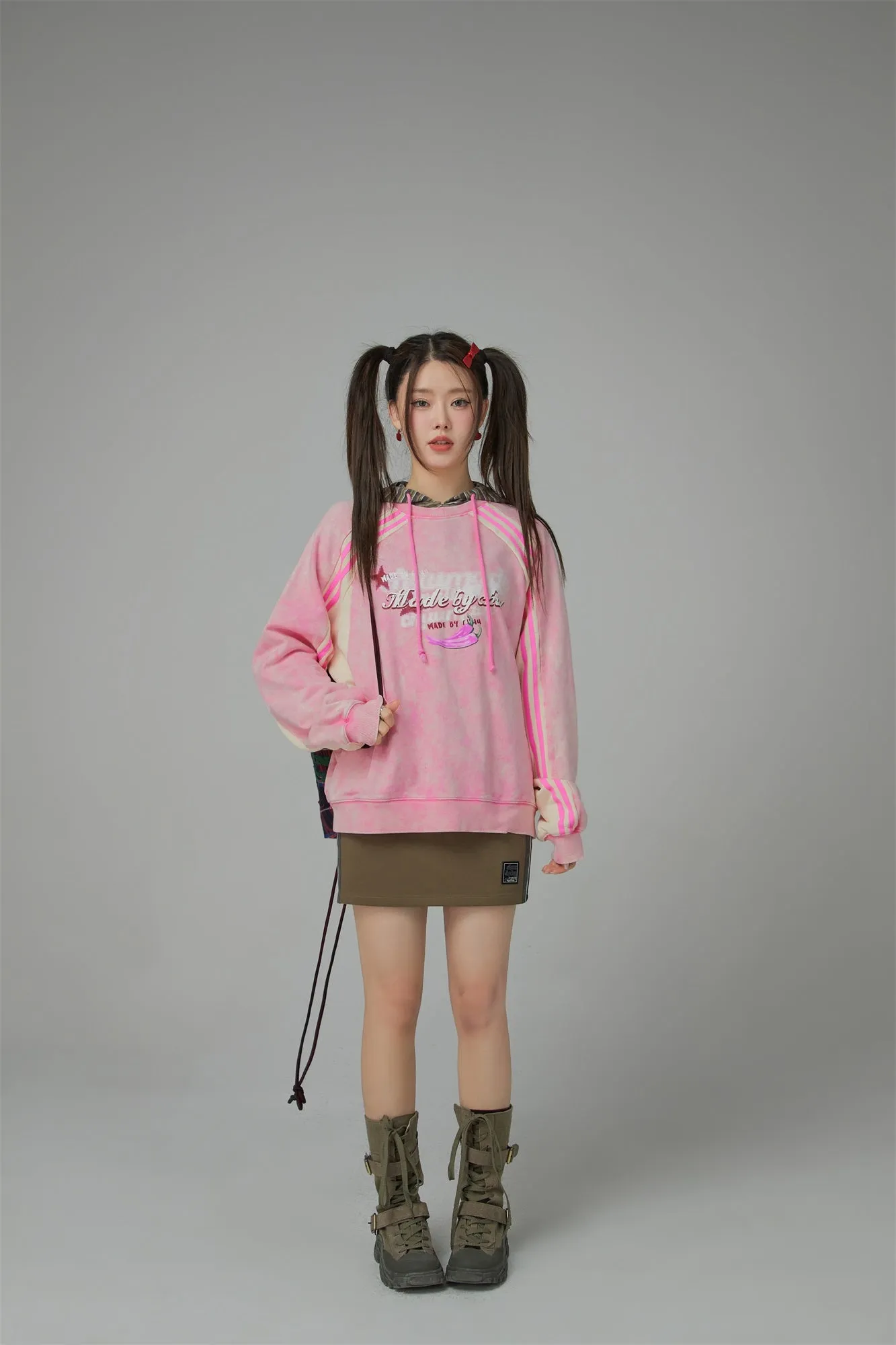Fireworks At Night Printed Raglan Sweatshirt