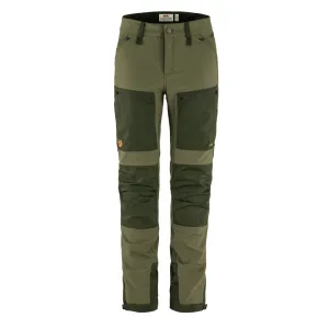 Fjallraven Womens Keb Agile Trousers Reg Leg Laurel Green / Deep Forest