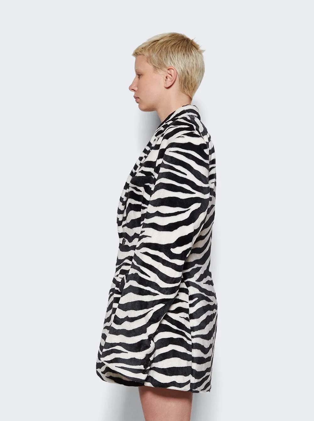 Fleece Hourglass Tailored Jacket