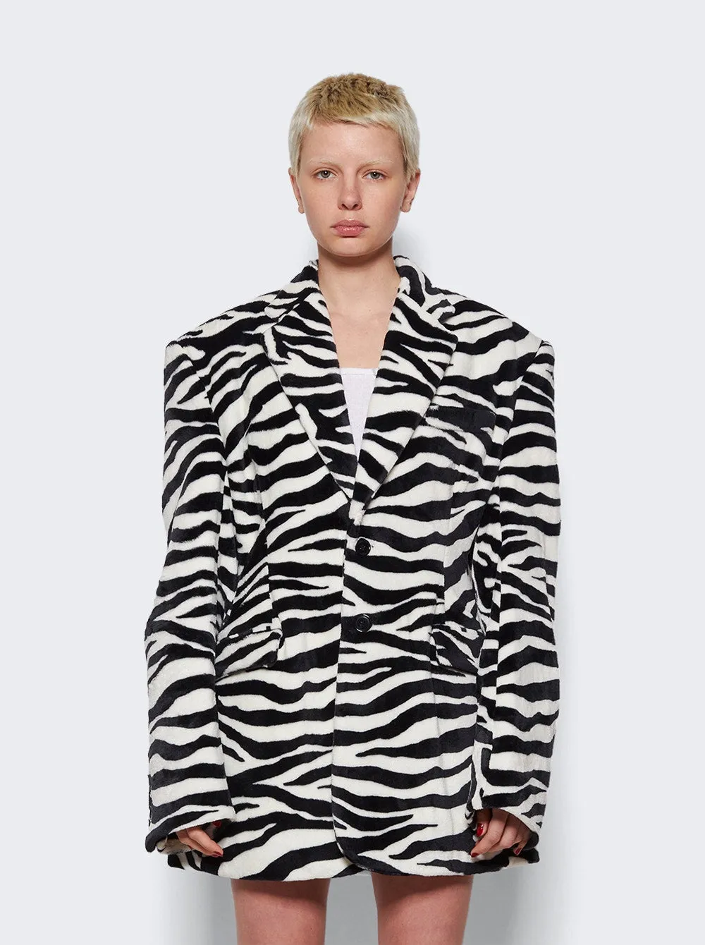 Fleece Hourglass Tailored Jacket
