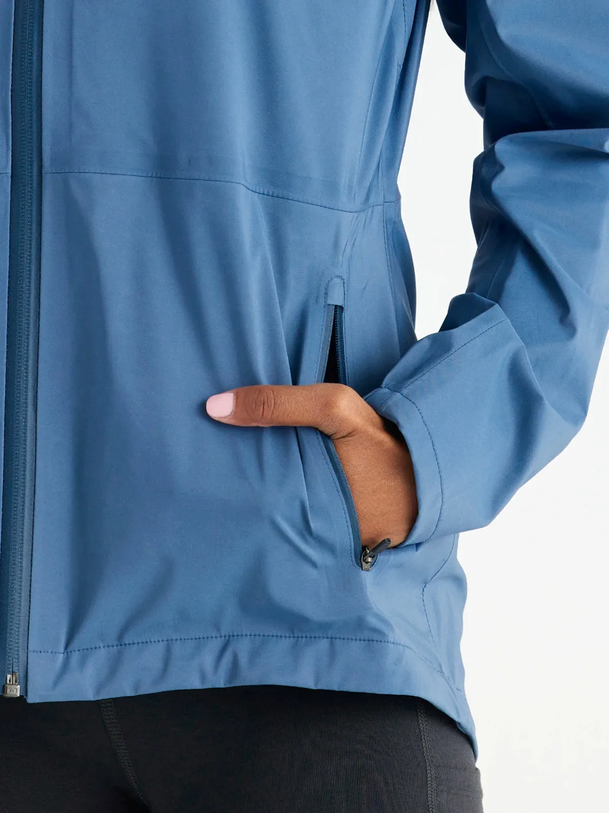 Free Fly Cloudshield Rain Jacket-Heron Blue