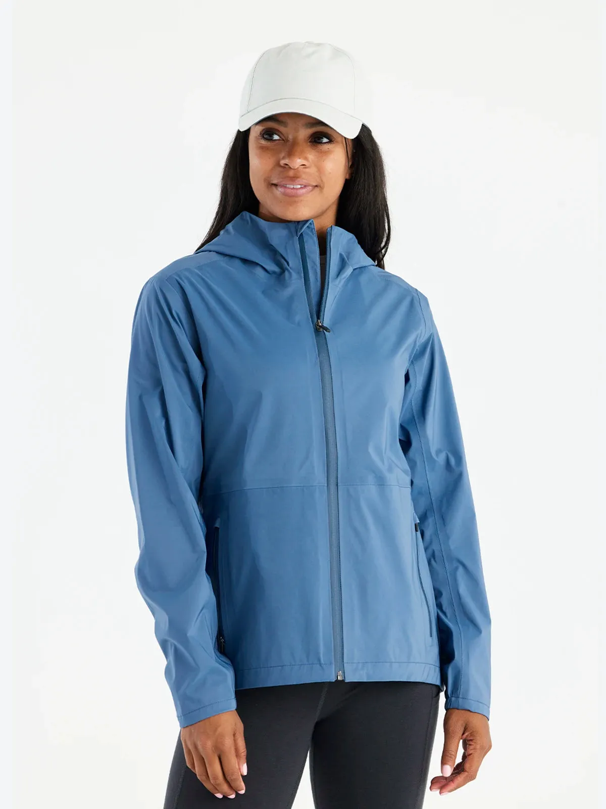 Free Fly Cloudshield Rain Jacket-Heron Blue