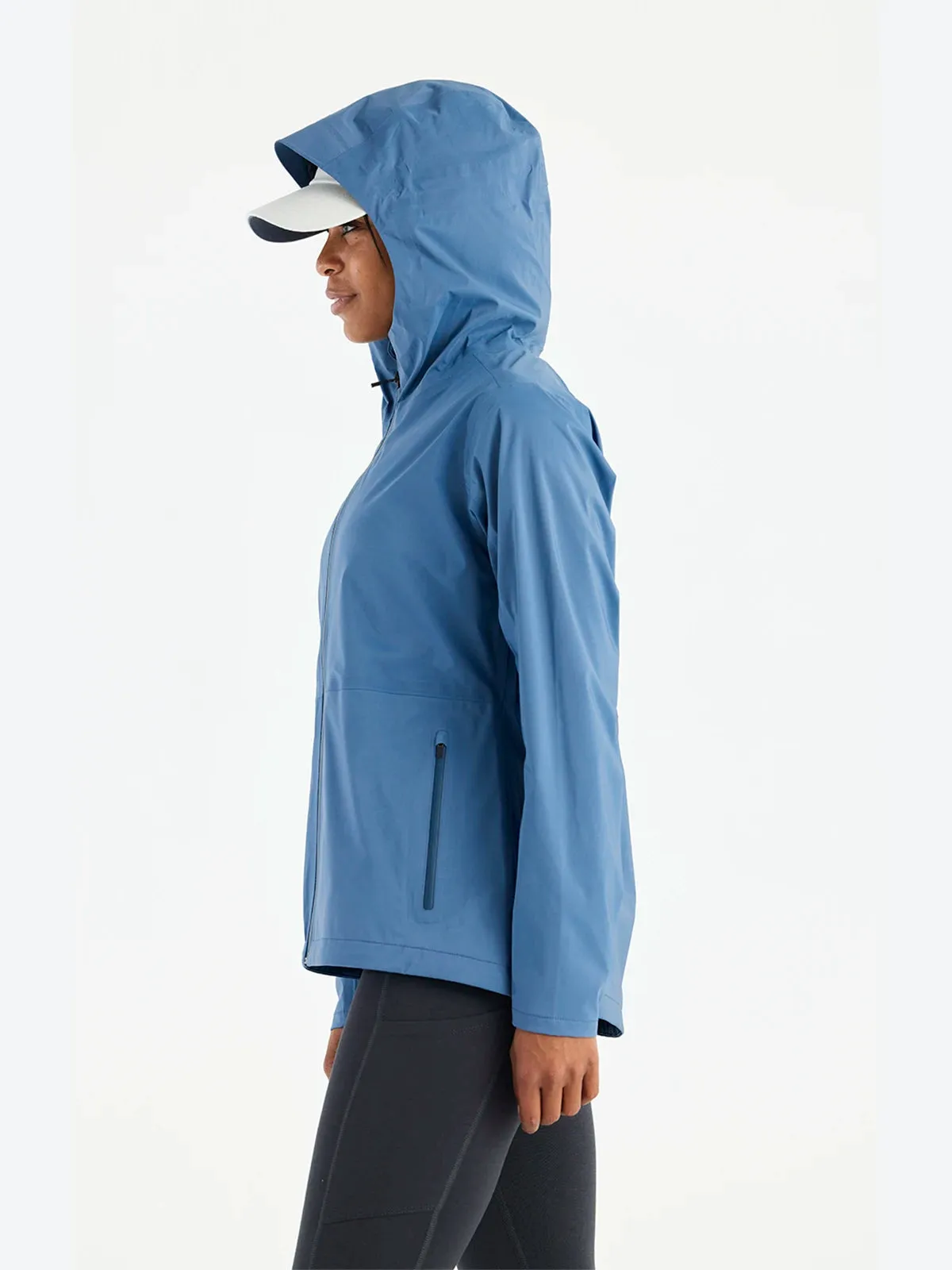 Free Fly Cloudshield Rain Jacket-Heron Blue
