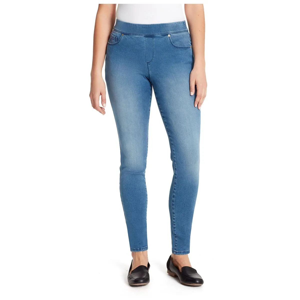 Gloria Vanderbilt Womens Avery Stretch Pull On Skinny Jeans
