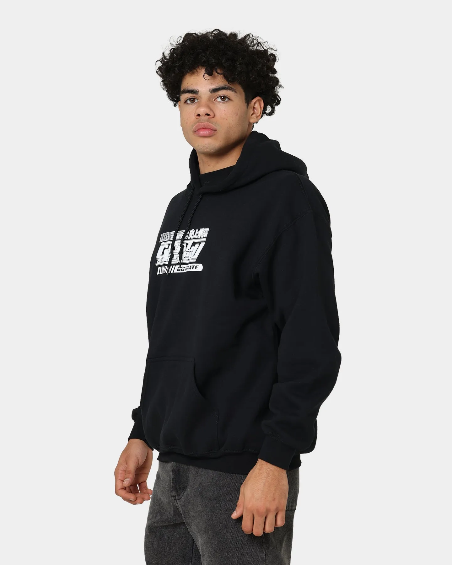Goat Crew Anime Hoodie Black