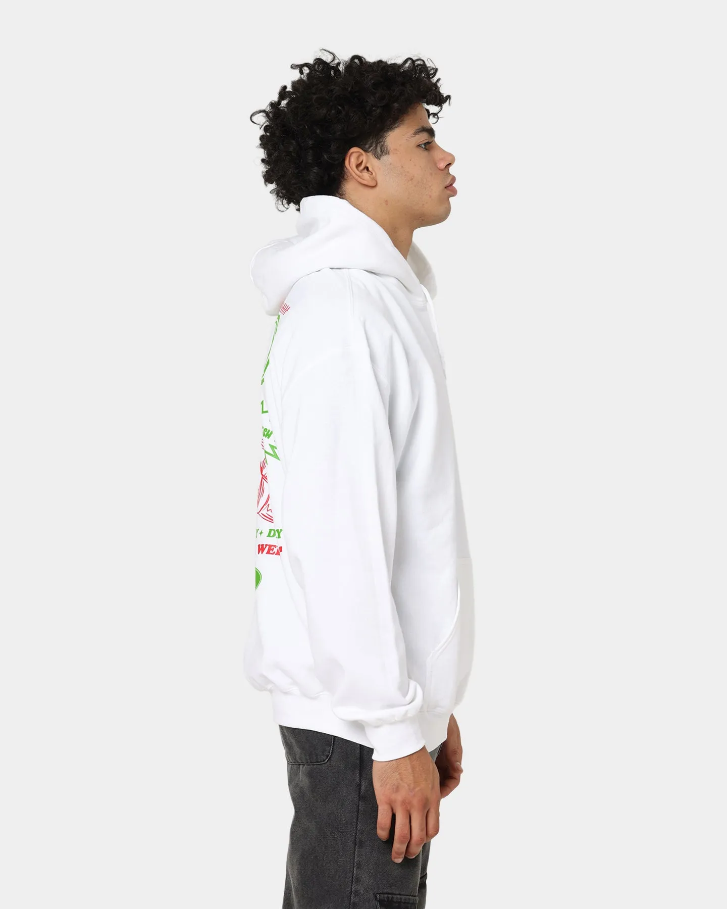 Goat Crew Pizza Shop Hoodie White