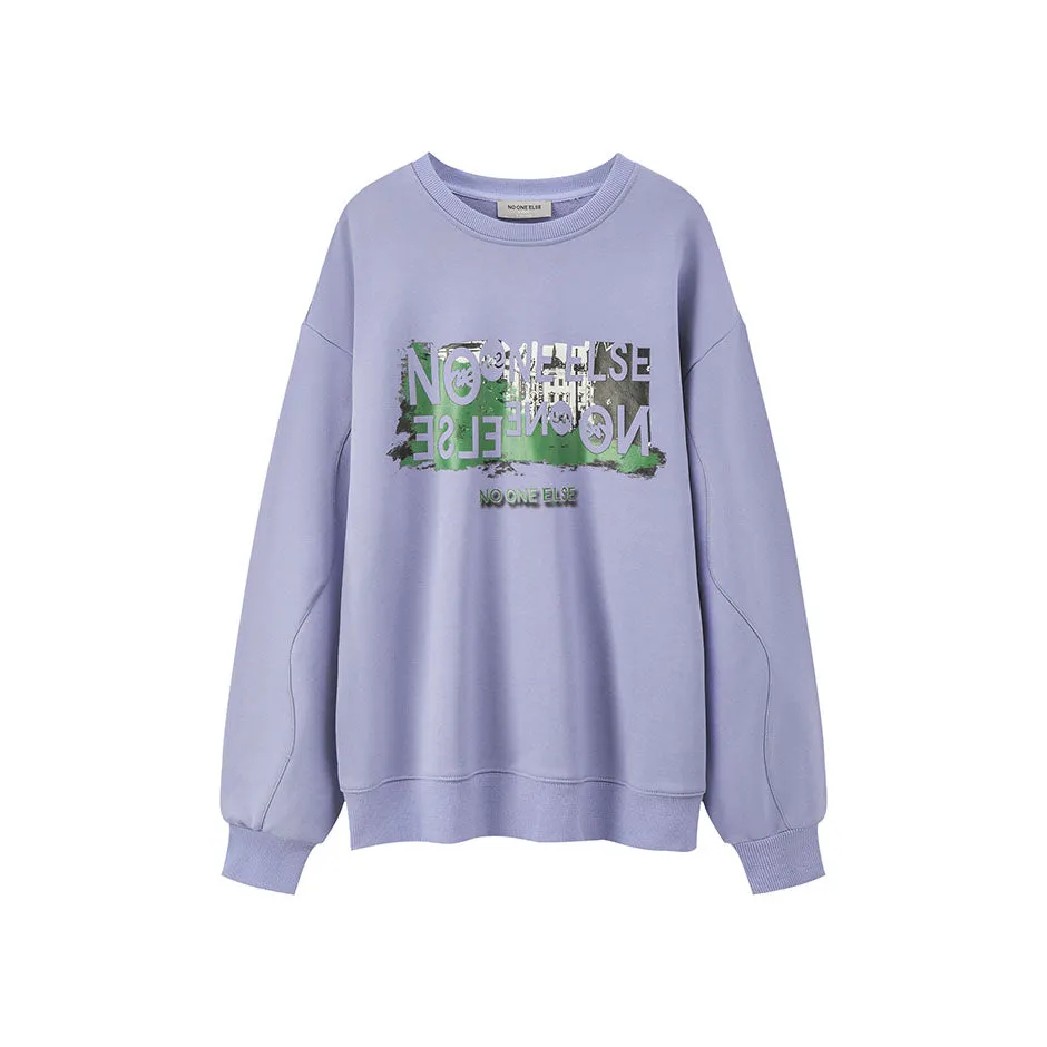 Going To The Moon Printed Sweatshirt