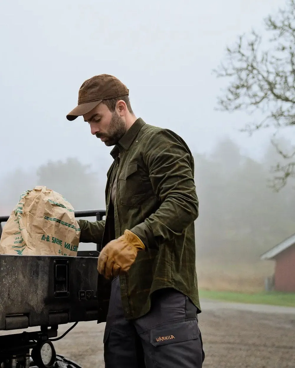 Harkila Kaldfjord Corduroy Check Shirt Harkila