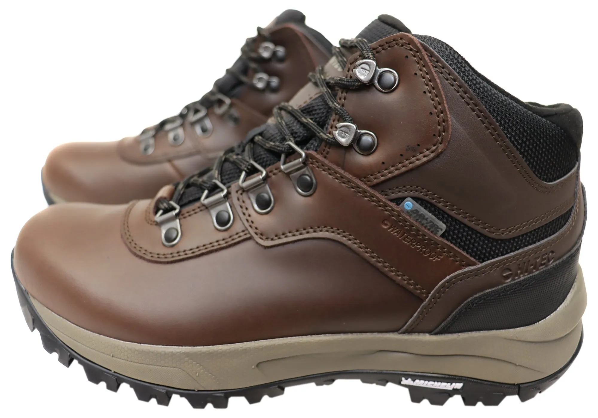 Hi Tec Mens Altitude VI i Waterproof Leather Comfortable Hiking Boots Hi Tec Shoes