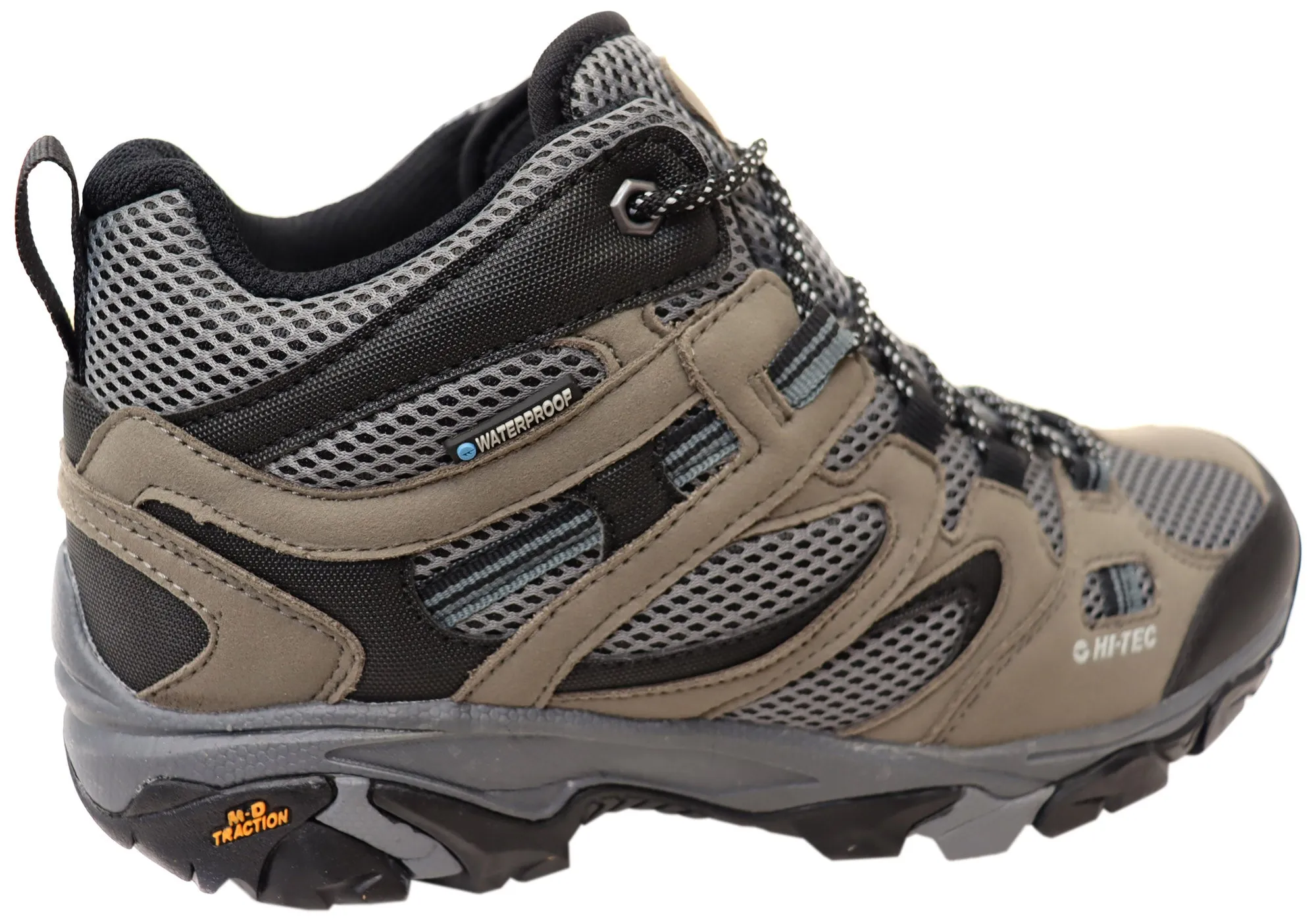Hi Tec Mens Comfortable Ravus Vent Mid Waterproof Hiking Boots Hi Tec Shoes