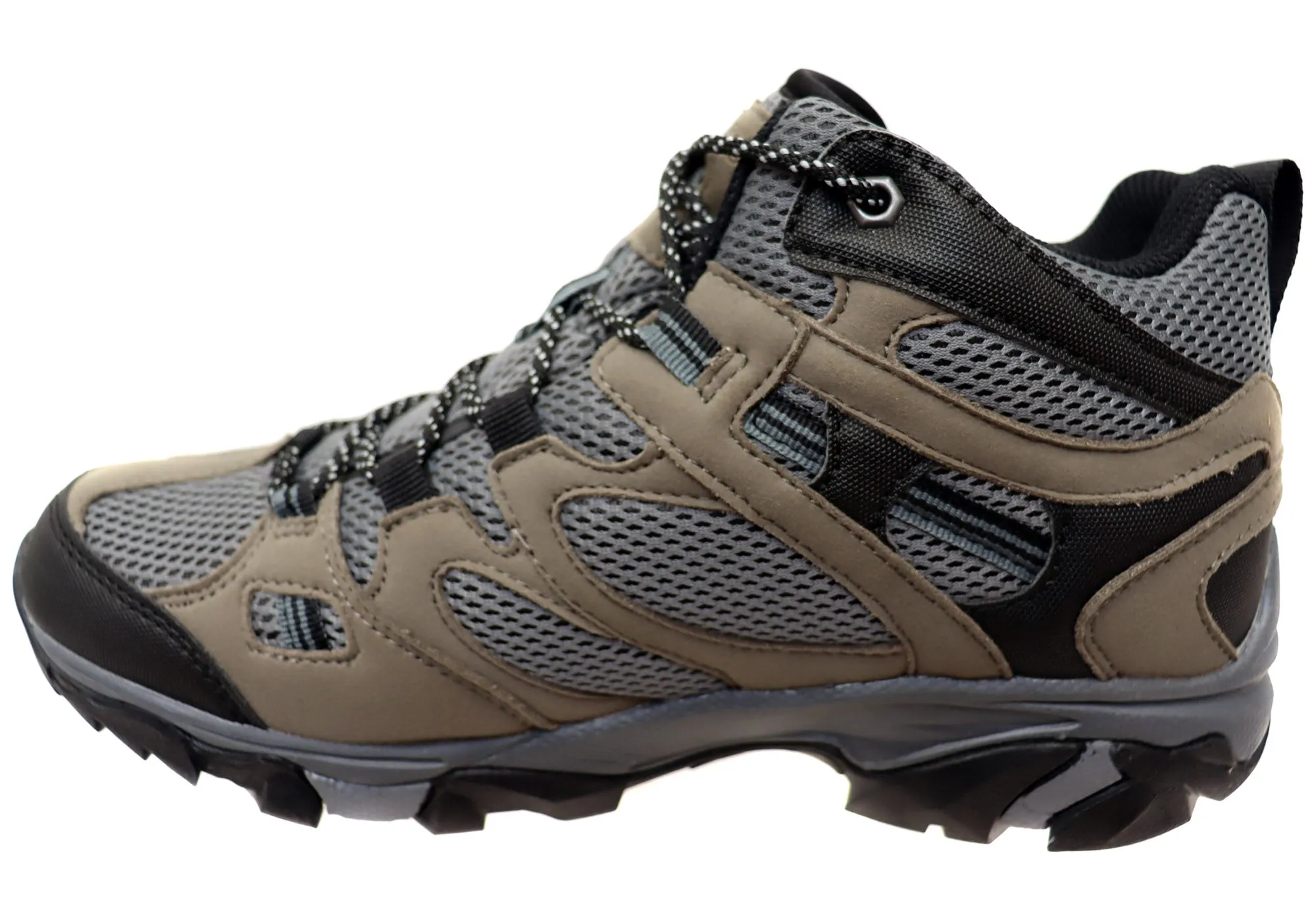 Hi Tec Mens Comfortable Ravus Vent Mid Waterproof Hiking Boots Hi Tec Shoes