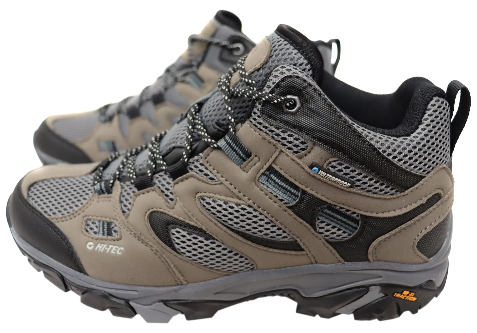 Hi Tec Mens Comfortable Ravus Vent Mid Waterproof Hiking Boots Hi Tec Shoes