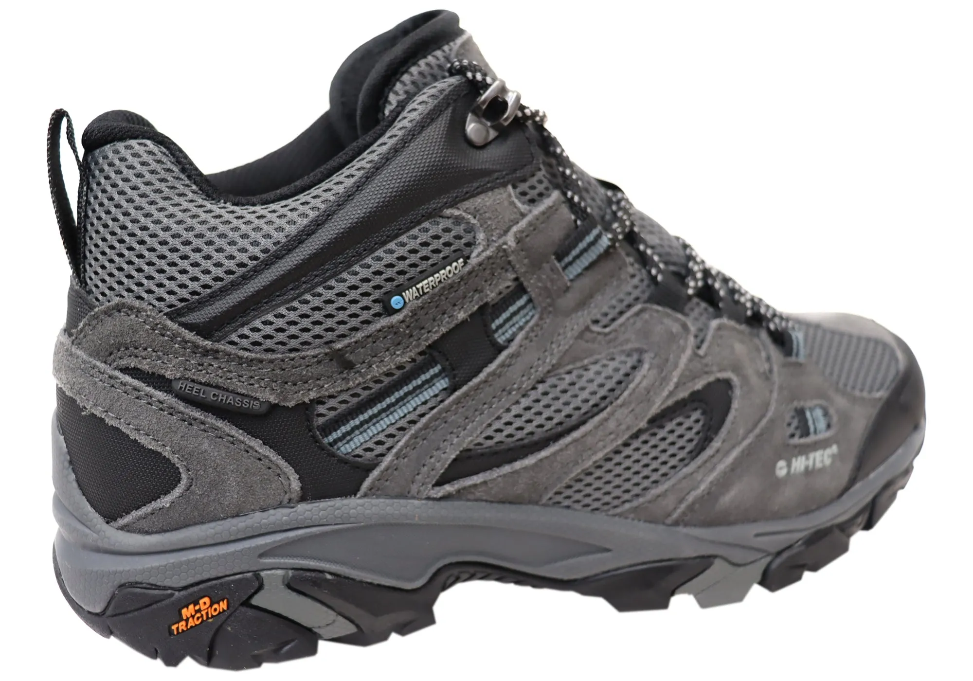 Hi Tec Mens Comfortable Ravus Vent Mid Waterproof Hiking Boots Hi Tec Shoes