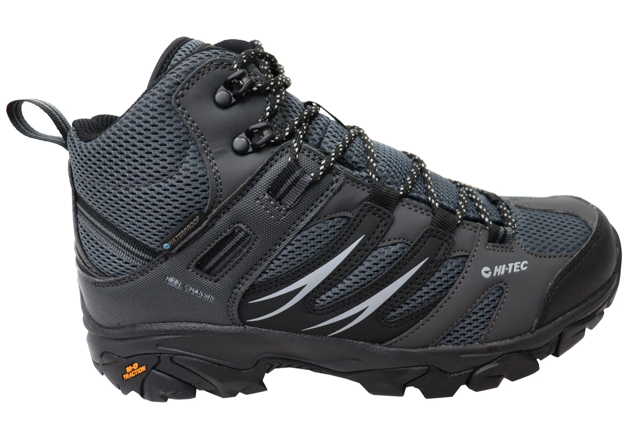 Hi Tec Mens Tarantula Mid Waterproof Comfortable Hiking Boots Hi Tec Shoes
