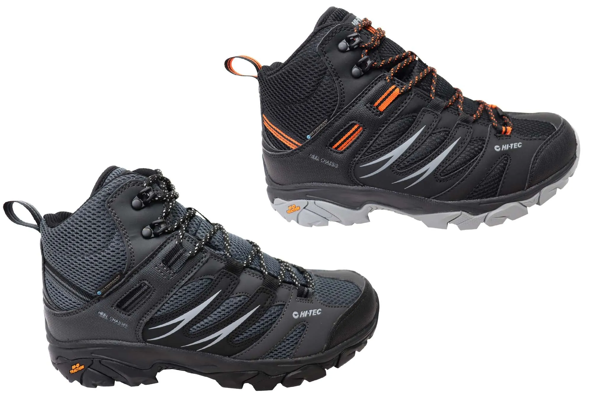 Hi Tec Mens Tarantula Mid Waterproof Comfortable Hiking Boots Hi Tec Shoes