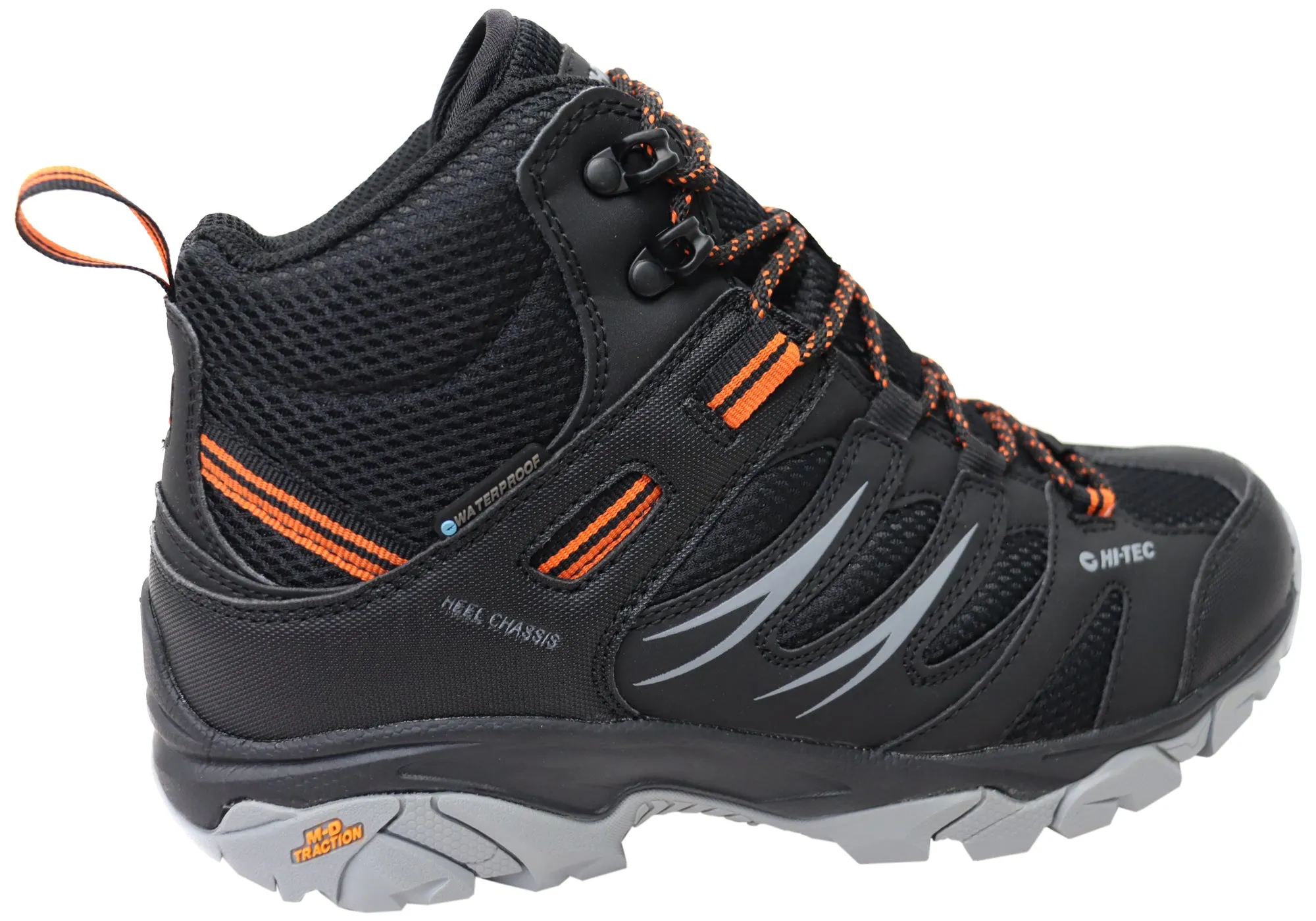 Hi Tec Mens Tarantula Mid Waterproof Comfortable Hiking Boots Hi Tec Shoes