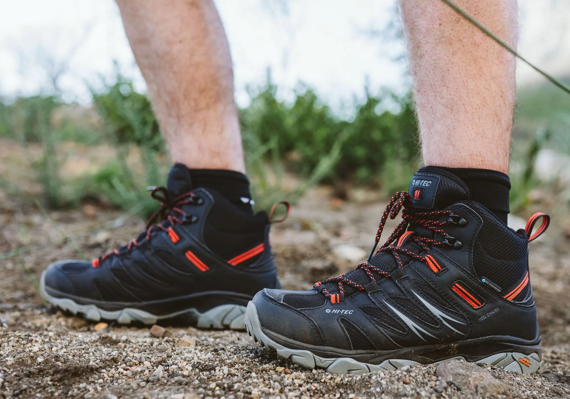 Hi Tec Mens Tarantula Mid Waterproof Comfortable Hiking Boots Hi Tec Shoes