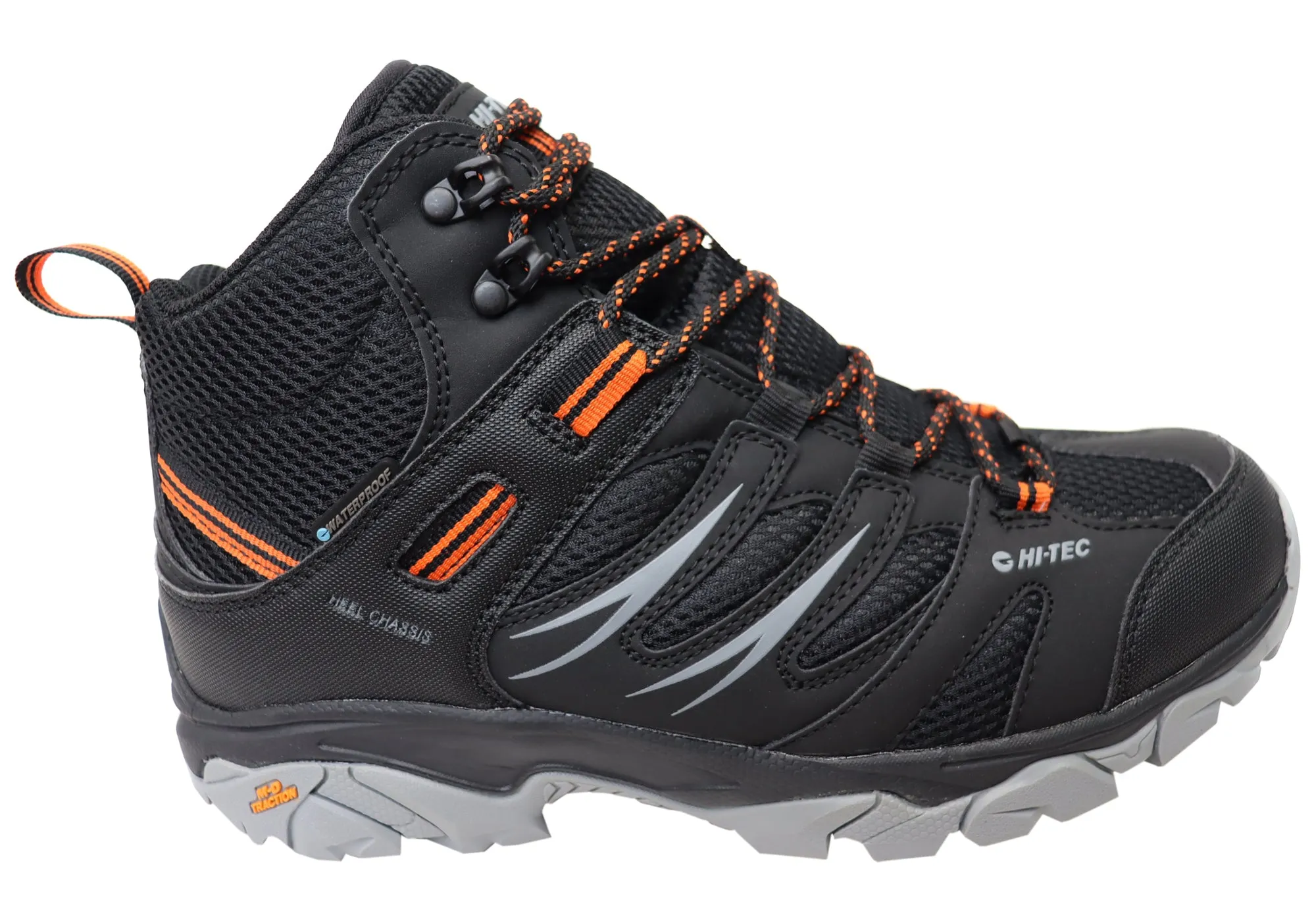 Hi Tec Mens Tarantula Mid Waterproof Comfortable Hiking Boots Hi Tec Shoes