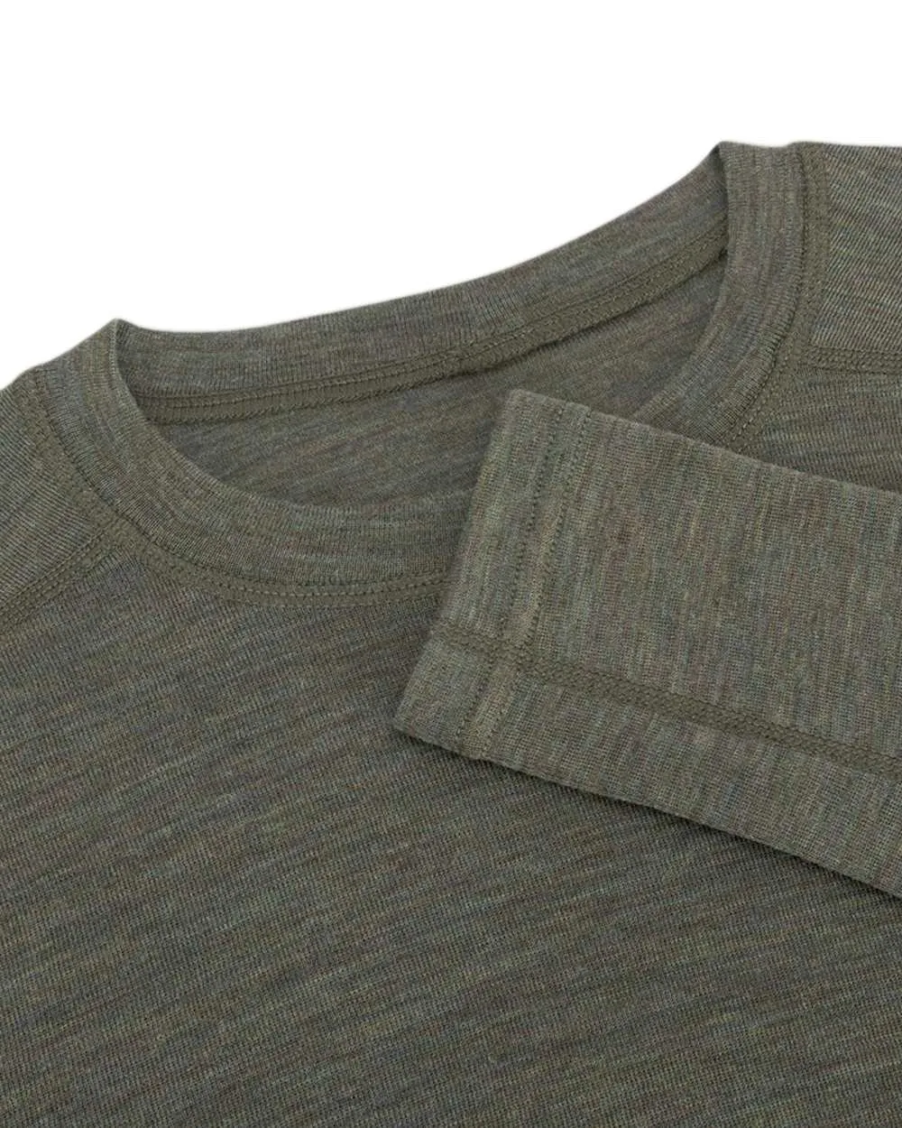 Hoggs of Fife 100% Merino Wool Long Sleeve Crew Neck Base Layer Hoggs of Fife