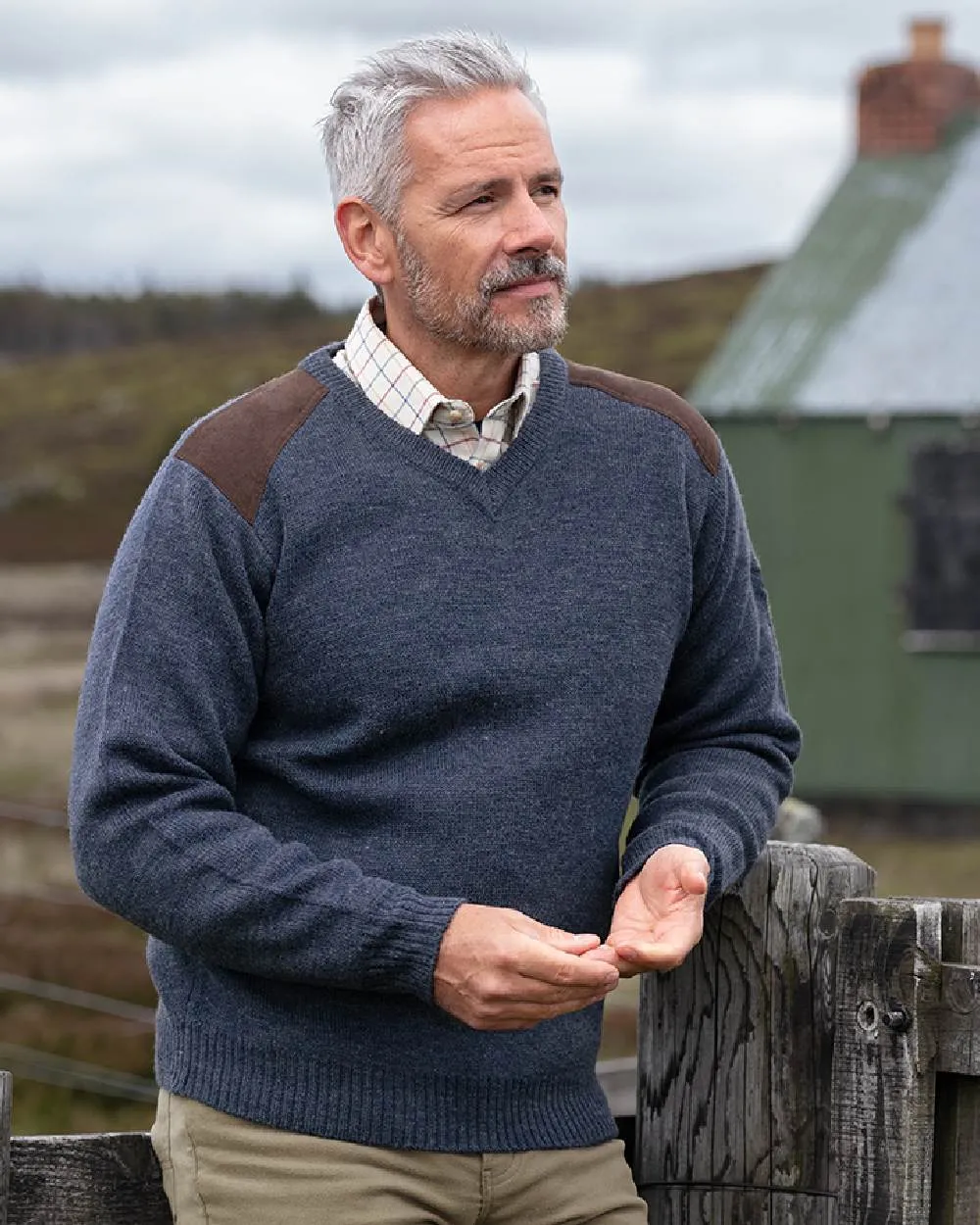Hoggs of Fife Melrose II V Neck Pullover Hoggs of Fife