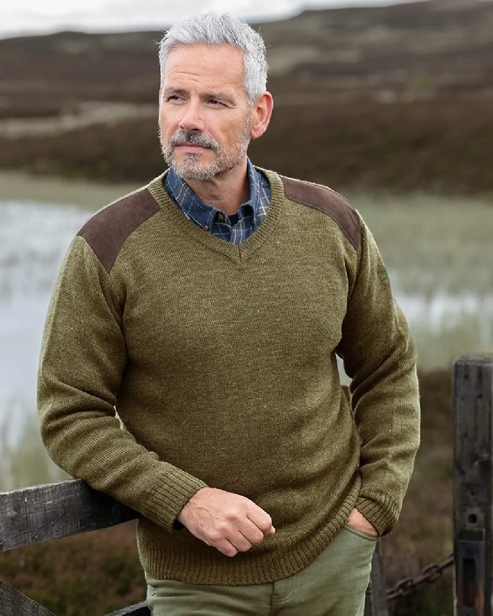 Hoggs of Fife Melrose II V Neck Pullover Hoggs of Fife