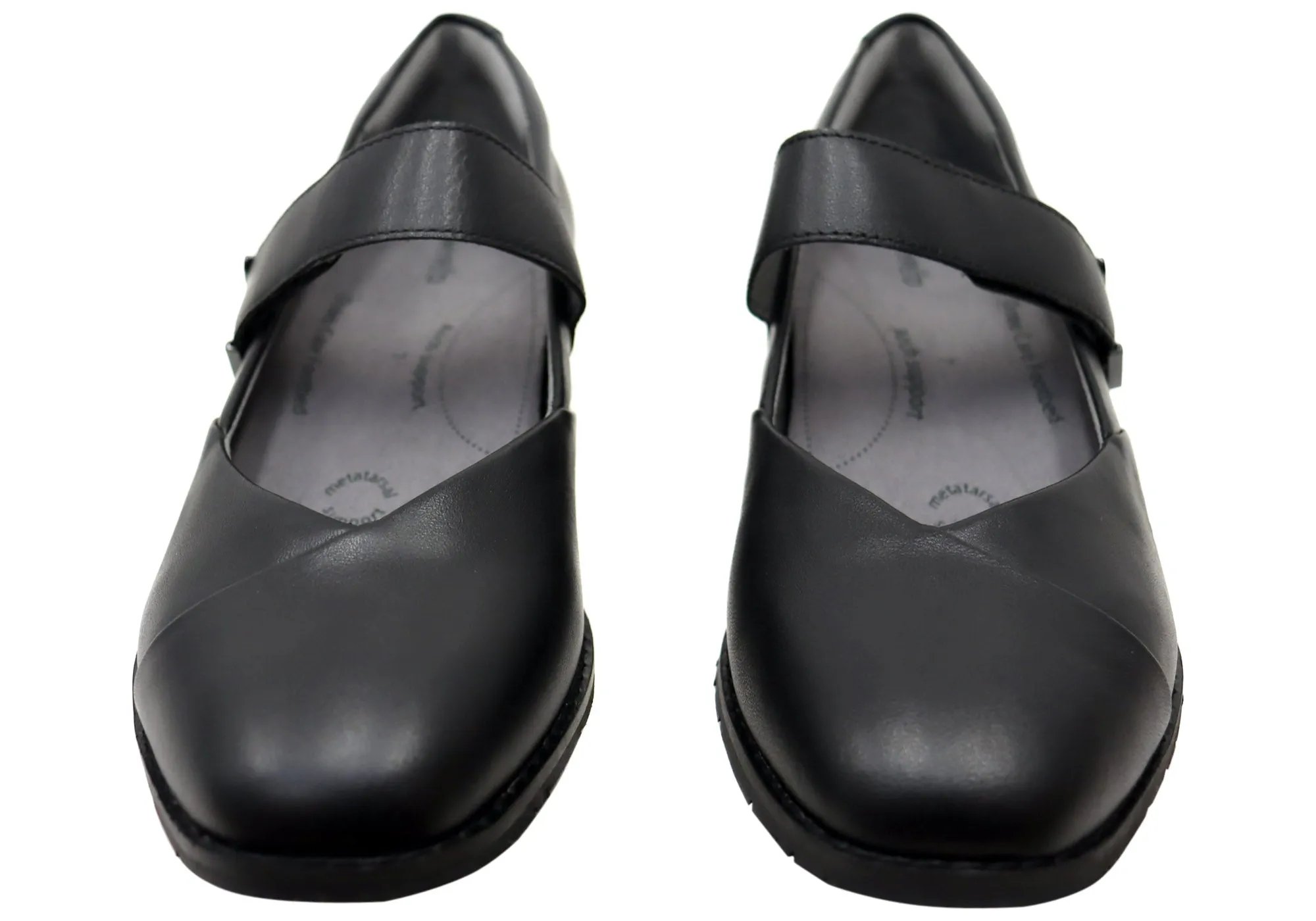 Homyped Lavish MJ Womens Leather Mary Jane Wedge Shoes Homyped Shoes