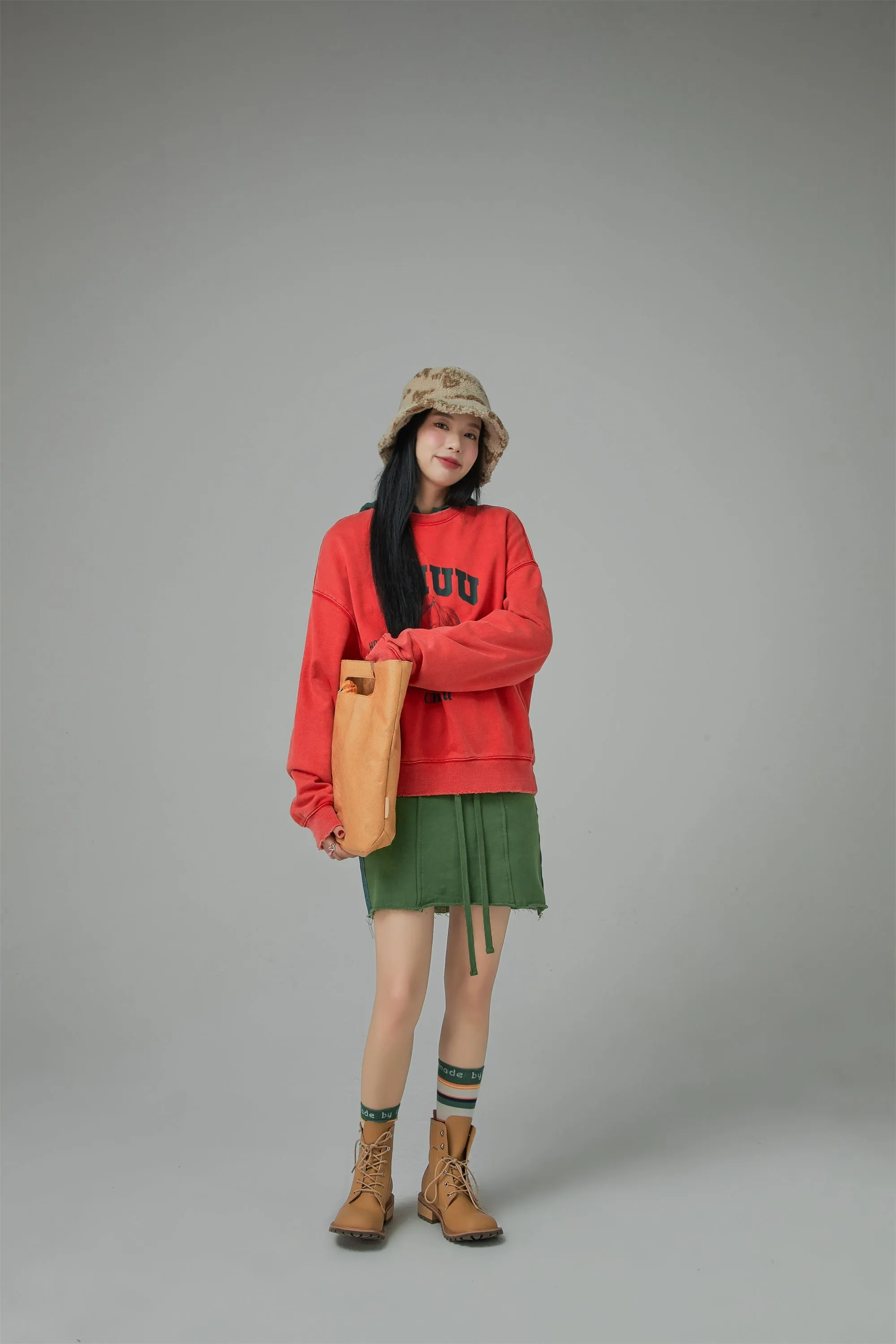 Hopeless Romantic Cherry Print Sweatshirt