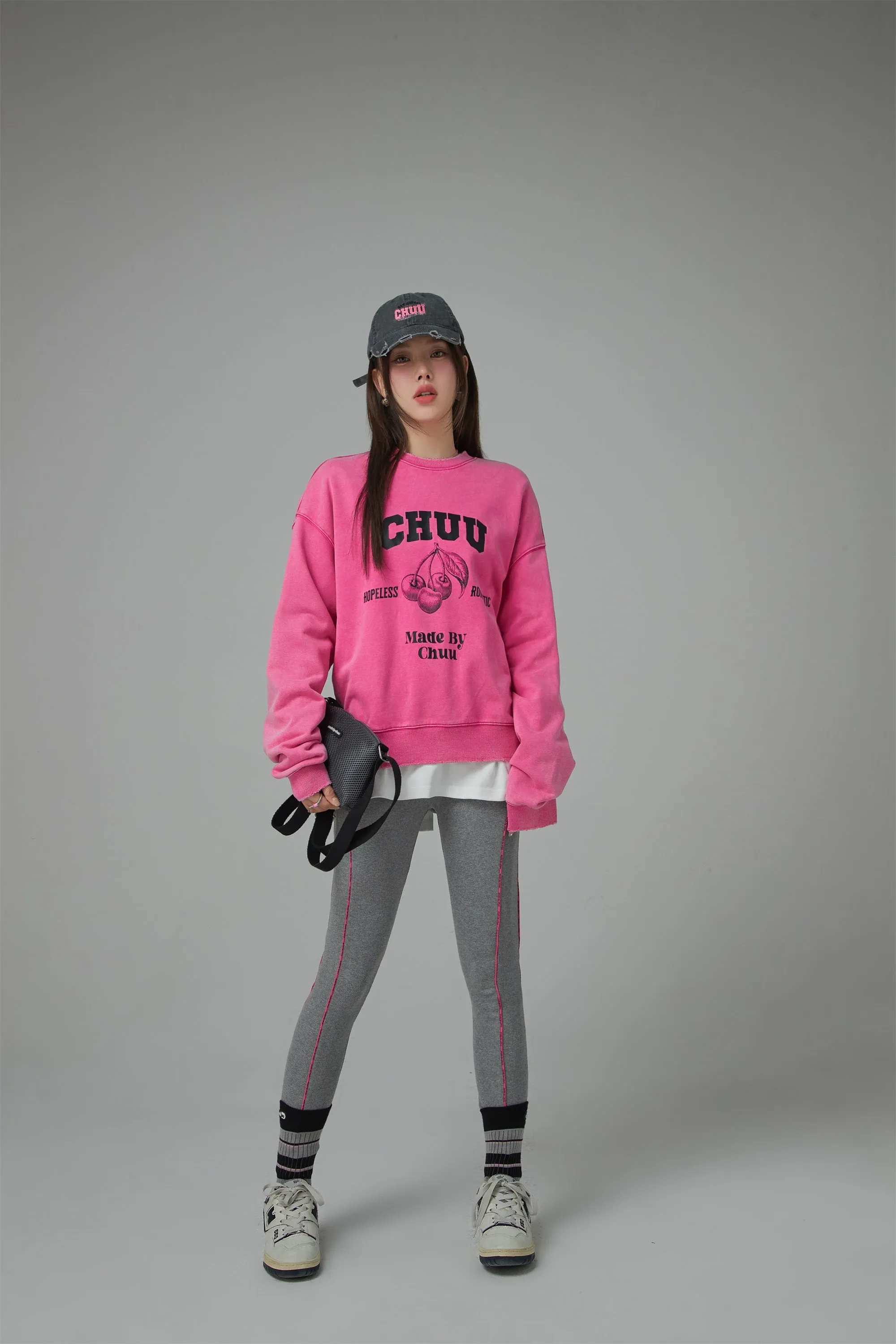 Hopeless Romantic Cherry Print Sweatshirt