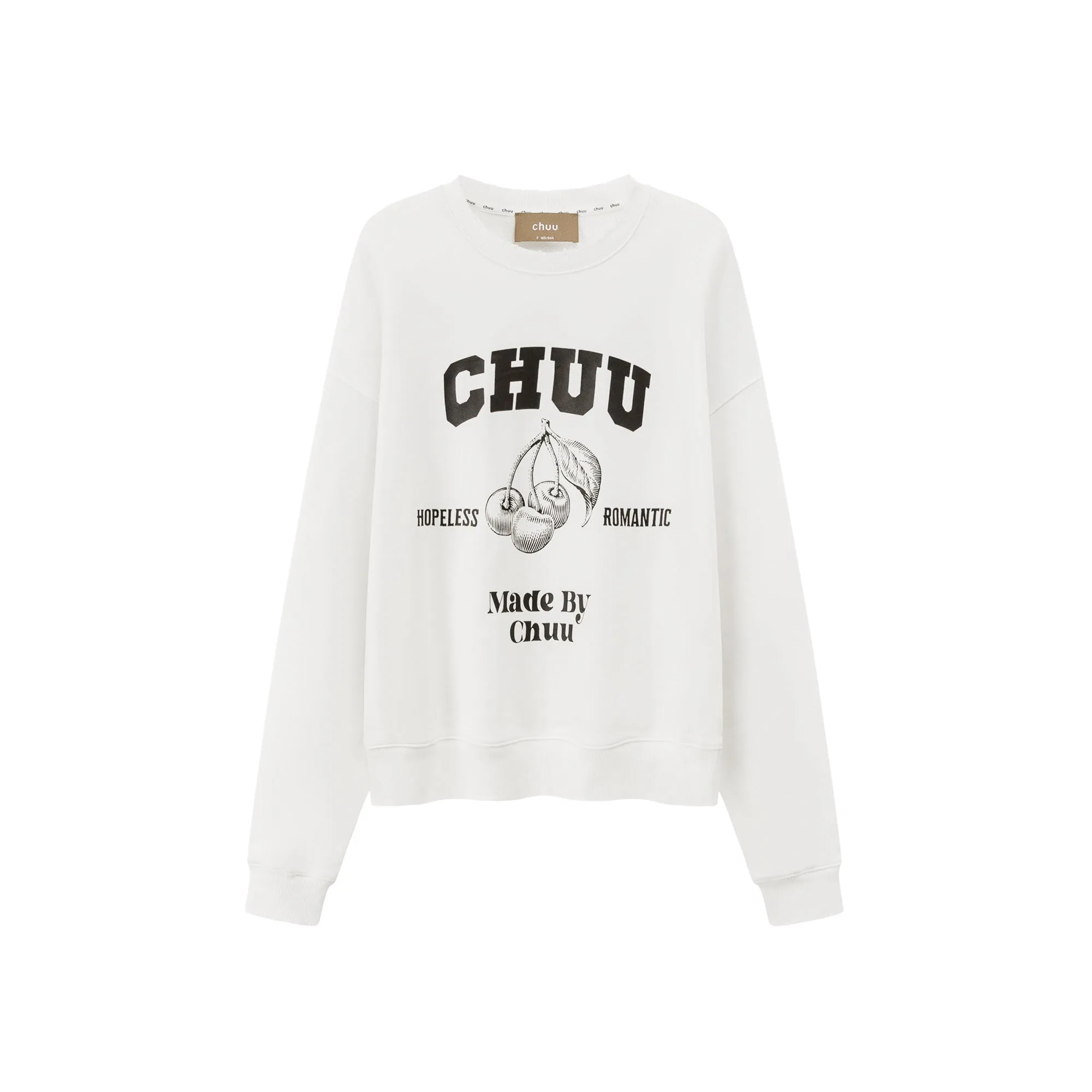 Hopeless Romantic Cherry Print Sweatshirt