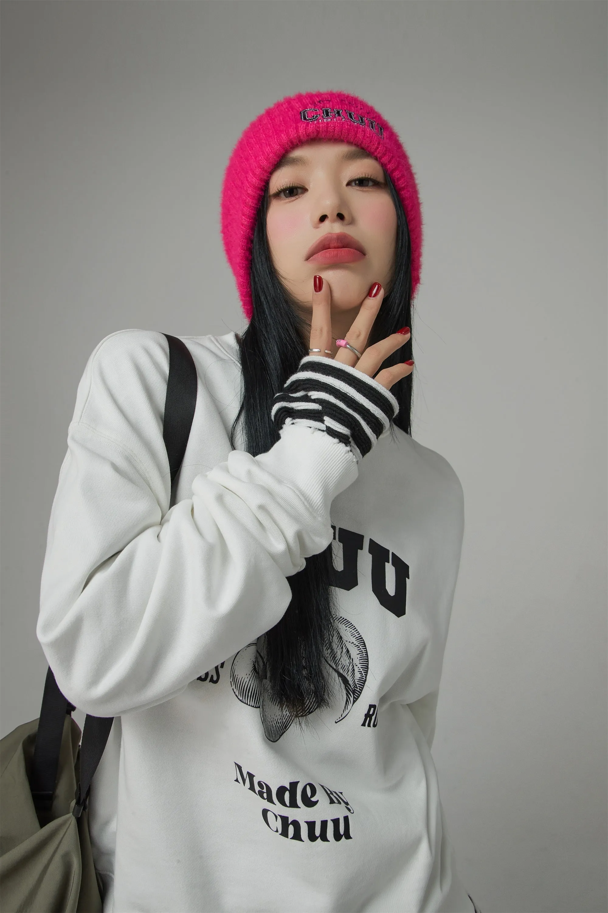 Hopeless Romantic Cherry Print Sweatshirt