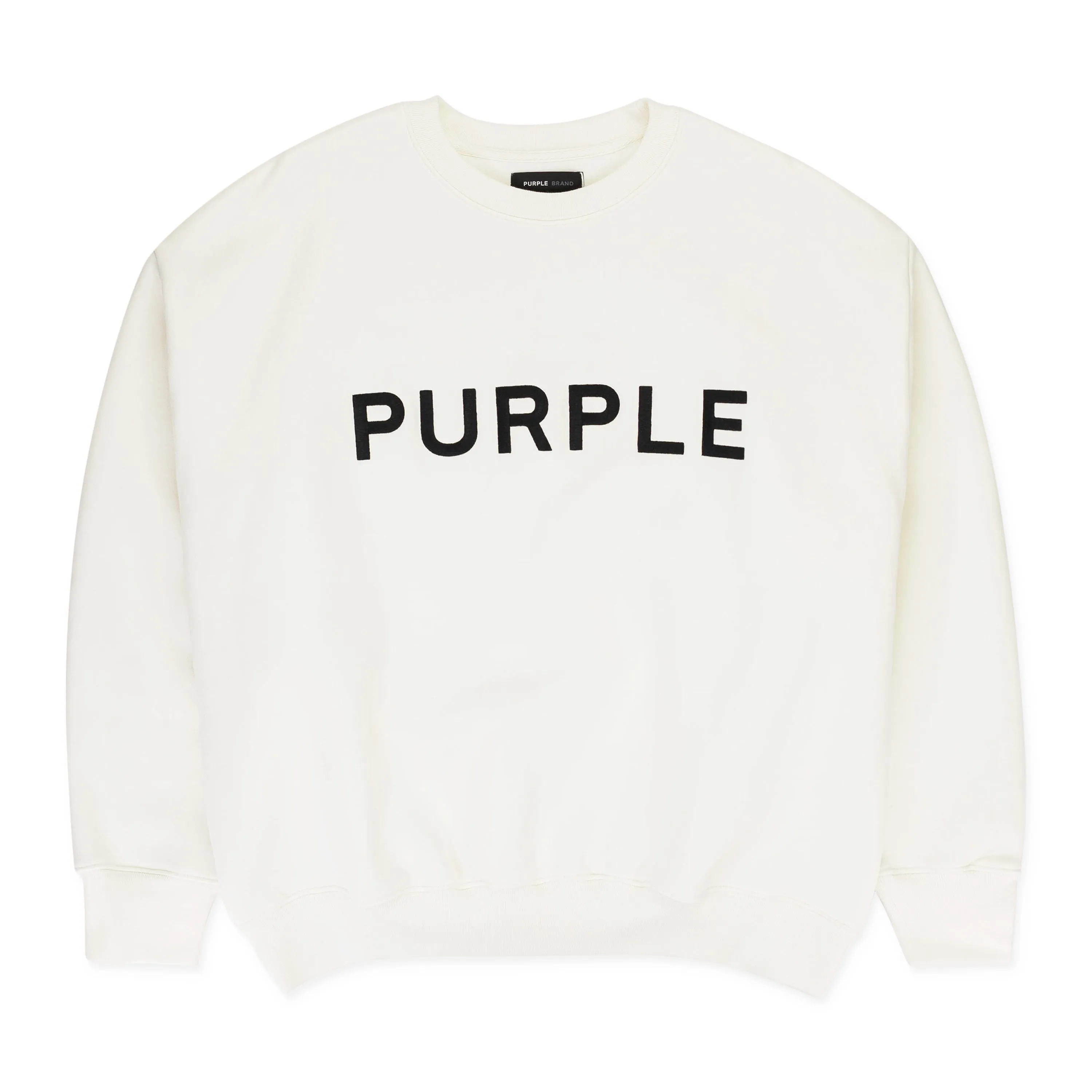 HWT FLEECE CREWNECK OFF WHITE HOODIES & SWEATSHIRTS