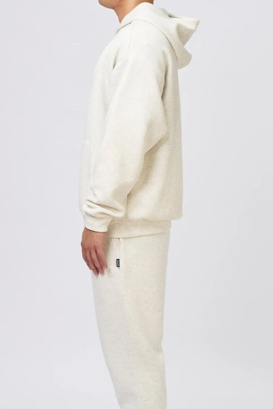 INSPORT MENS DENVER FLEECE HOOD OATMEAL