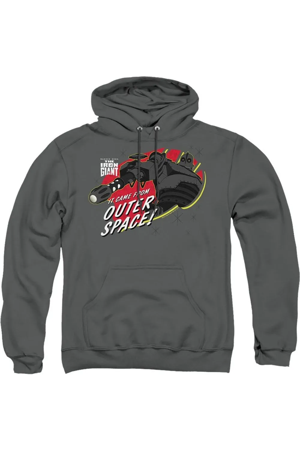Iron Giant Outer Space Adult Pull Over Hoodie / Hooded Sweatshirt