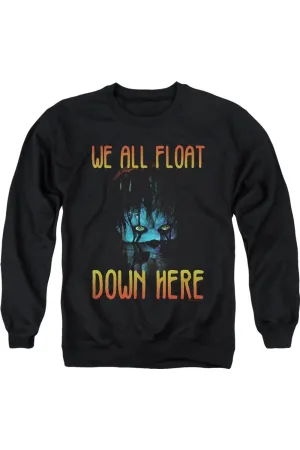 It 2017 We All Float Down Here Adult Crewneck Sweatshirt