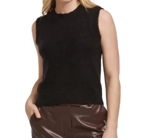 Jen Fitted Sweater In Black