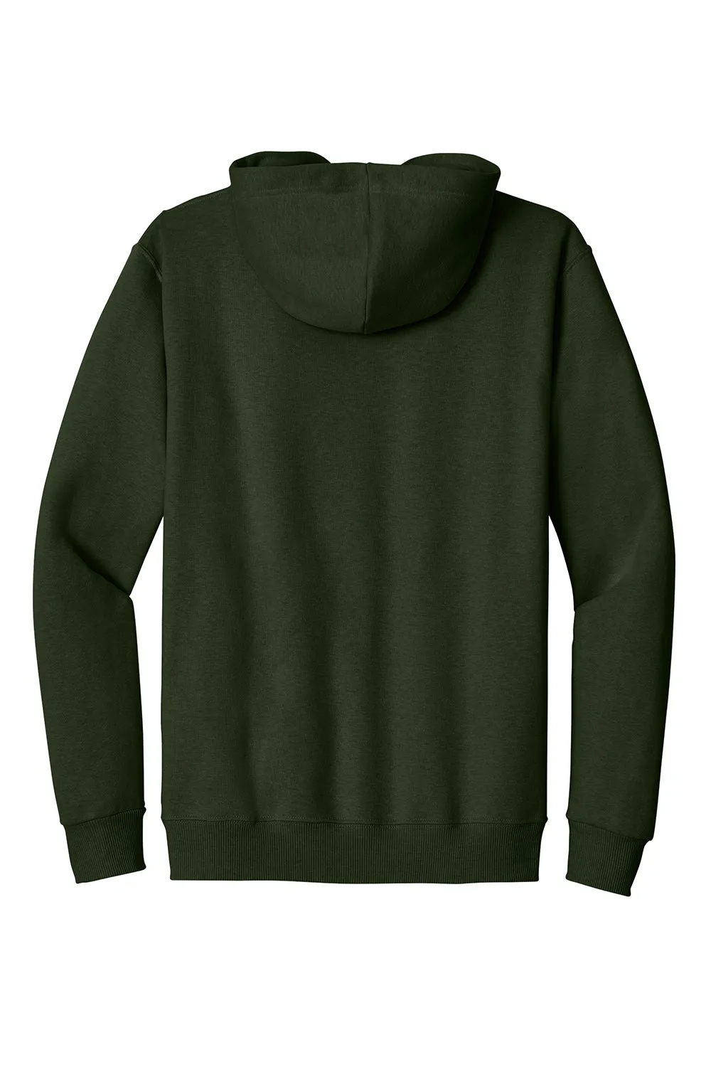 Jerzees Mens Eco Premium Moisture Wicking Hooded Sweatshirt Hoodie w/ Pouch Pocket - Heather Military Green