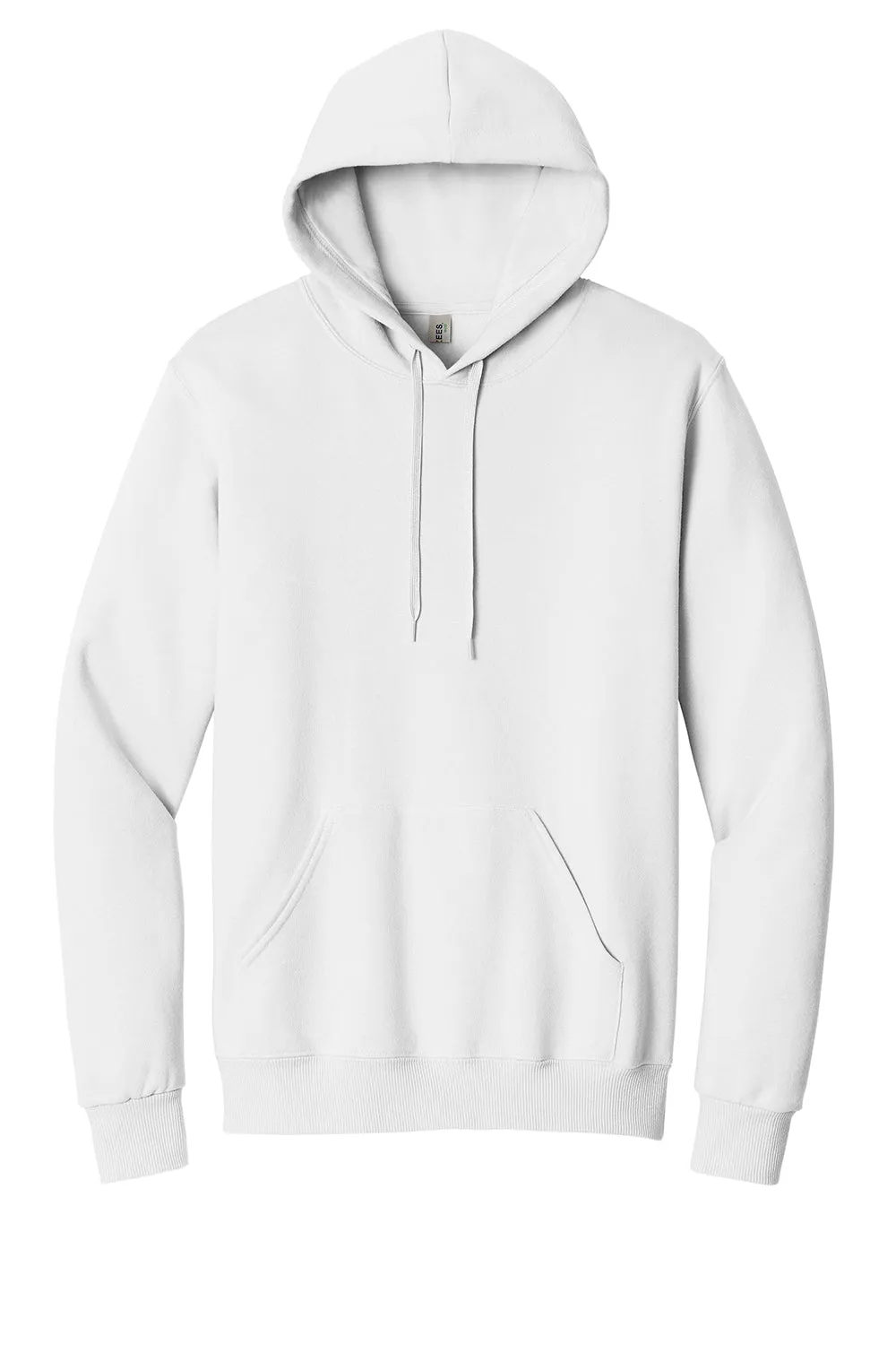 Jerzees Mens Eco Premium Moisture Wicking Hooded Sweatshirt Hoodie w/ Pouch Pocket - White